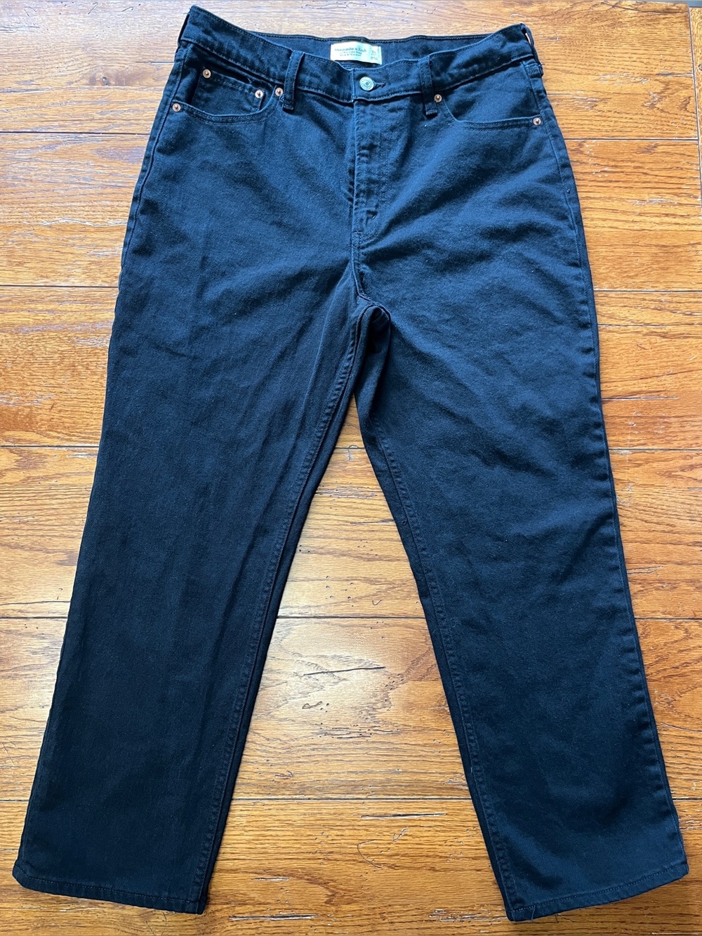 Abercrombie & Fitch black women’s jeans 12